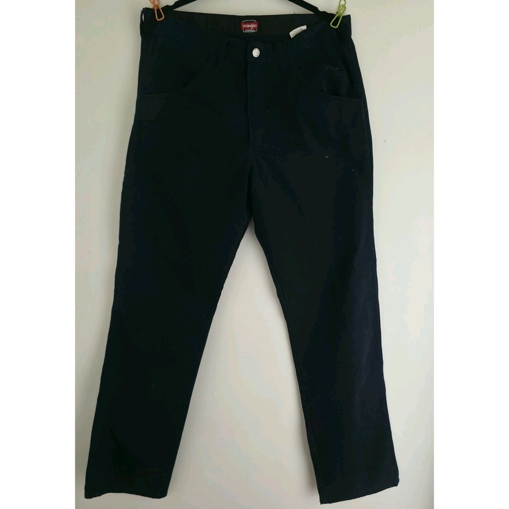 Wrangler Workwear  Navy Blue Straight Leg Comfy Durable Mens 34x34 Pants